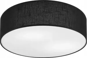 Ceiling lamp LAMKUR Vivian 48536 round flush mount 2x60W E27 black/white