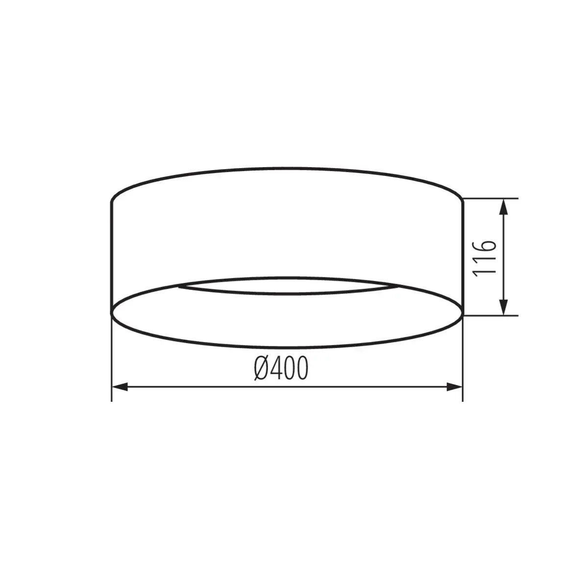 Griestu lampa Kanlux 36509 LED 3000K Ø40 cm Photo 5