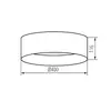 Griestu lampa Kanlux 36509 LED 3000K Ø40 cm Photo 5