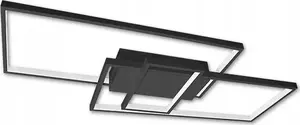 Griestu lampa LVT Galaxis Vela 3335, LED 90W, CCT 3000–6500K, regulējama ar tālvadību, melna/balta