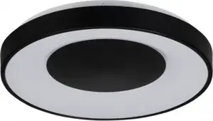 Потолочный светильник Kanlux Vand 37327 — 1×17,5 Вт LED, 4000K, бело‑чёрный