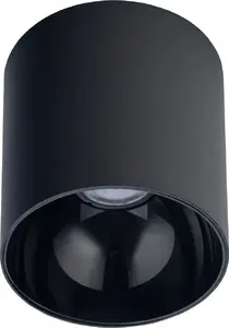 Ceiling lamp NOWODVORSKI POINT TONE BLACK 8225 — surface-mounted black kitchen lamp