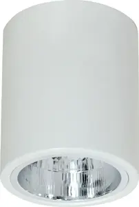 Griestu lampa Luminex Plafon natynkowy Downlight 12,5 cm balta