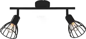 Griestu lampa SPOT Light Megan 2x40W, modelis 2743204, divu spuldžu iekštelpu lukturis