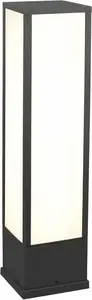 Outdoor LED bollard light TRIO Fuerte 526260142, graphite, IP54