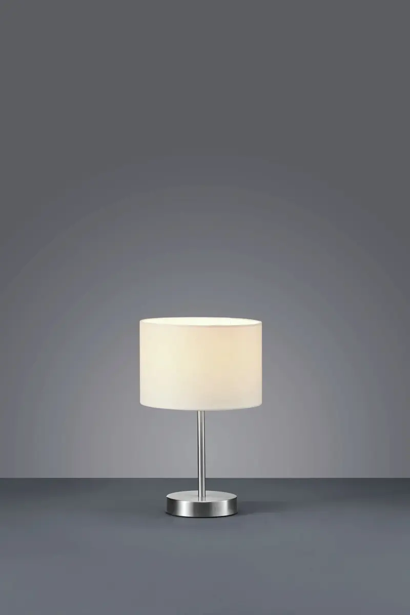 Table lamp TRIO Hotel E14 Nickel/White Photo 2