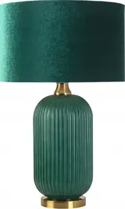 Настольная лампа Light Prestige Tamiza LP-1515/1T BIG GREEN 1x40W E27 зелёная/золотая