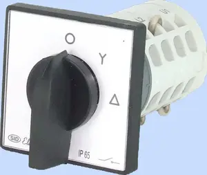 Switching cam controller Elektromet 0-star-delta 5P 16A IP65 Łuk E16-22 (951621)