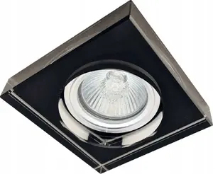 Встраиваемый downlight GREENLUX GXPO037, 1x50W GU5.3, чёрный