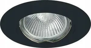 Встраиваемый галогенный светильник GREENLUX FaroForm Dito FF002347.0 1x35W MR16 GU5.3/GU10 регулируемый черный матовый