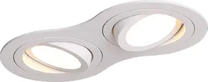 Recessed round floor/wall light MAXlight Signal II H0083 in white, recessed mounted lighting fixture