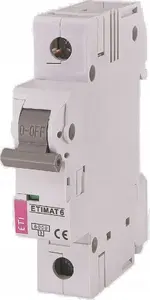 Circuit breaker Etipo ETIMAT 6 1‑pole C3 6 kA (MPN 002141509)