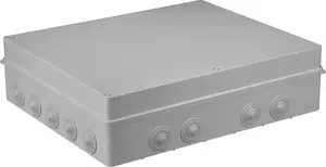 Коробка распределительная Pawbol S-BOX 806, накладная герметичная 460×380×120 мм, 18 вводов, IP55, серая