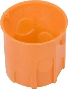 Flush-mount electrical box Simet Z60DF 60 mm deep, orange, model 33033008, pack 50 pcs