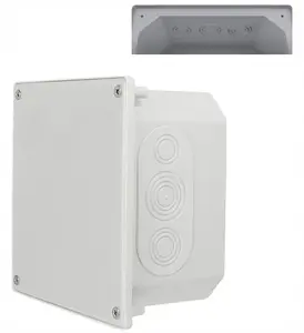 ELEKTROPLAST Ppt-EH161 surface-mounted waterproof electrical box IK10 IP65 with plastic cover, model 64.161