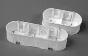 PAKPLAST ierakstāma savienojuma kārba ar skrūvi 60 mm PK2X60WT