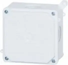 Virsmontāžas sadales kārba Sorplex PK-5 IP44 120×120×75 mm balta