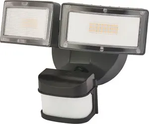 Wall light Suma SU-MA Duo 6556-PIR LED outdoor fixture IP54 black with PIR motion sensor