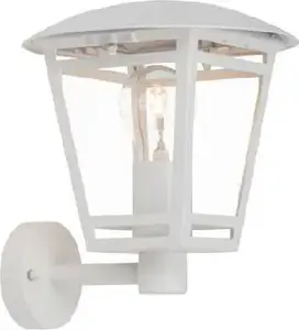 Wall light Brilliant Riley 42381/05, outdoor sconce, IP44, white
