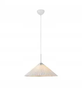 Подвесной светильник Markslojd Plisado 108711, 1x40W E27, белый