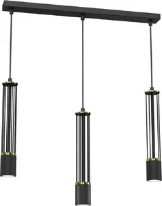 Pendant lamp MILAGRO ESTILO 3xGU10 — ceiling pendant with three GU10 sockets