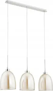 Pakaramā lampa Alfac Alfa Ronda 60139 — 3 spuldžu lustras; 3×60W E27, dzeltena