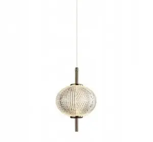 Подвесной светильник Italux Lazie PND-29038-1-GD — 1x5W LED 3000K 500 лм, латунь/античный коричневый