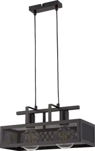 Pendant lamp SIGMA ALBERT 32175 black – hanging ceiling light