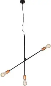 Подвесной светильник NOWODVORSKI Sticks 3x60W модель 6268 — 3‑рожковый потолочный светильник