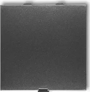 End cap for Karlik Deco series frame, graphite, model 11DZA