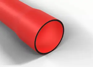 Protective Conduit Q-Systems QRG 160/8.0 EKO with Smooth Bell Red - Q-Systems
