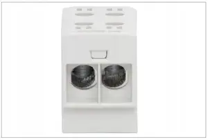 Terminal connector Pozostali F2.0293 single‑pole 2×35/2×35 mm² Al/Cu in gray