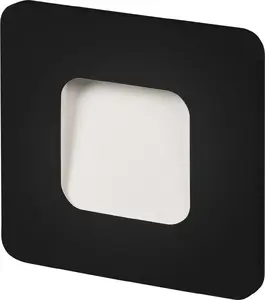 Downlight recessed fixture ZAMEL Teti LED11722162 0.70W 3100K black