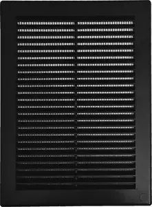Ventilation grille AWENTA TRU4CZ black – external wall cover, model TRU4CZ