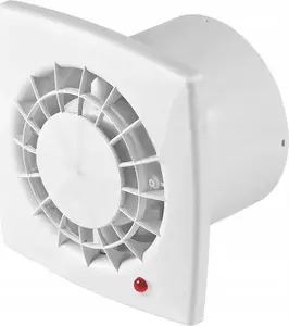Bathroom axial vent AWENTA Vega WGB100T Ø100 mm 105 m³/h 10 W with timed switch white