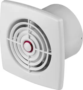 Вентилятор для ванной AWENTA WR100H 90 м³/ч 14 Вт 230 В с датчиком влажности и таймером белый