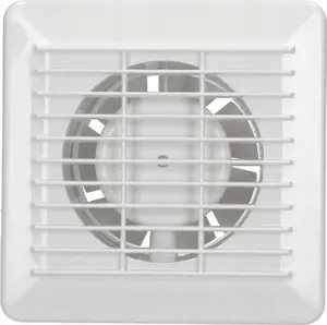 Vannas istabas izplūdes ventilators AWENTA WB100, Ø100 mm, 90 m³/h, 14 W, 230 V, balts