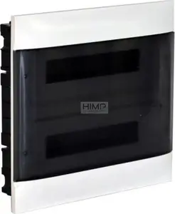Moduļu iebūvējamā sadalnes kaste Legrand PRACTIBOX S 2x12 ar caurspīdīgām durtiņām (modelis 135372)