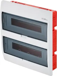 Distribution board ELEKTROPLAST RP-pt N+PE Elegant 2 x 18 modules flush-mounted IP40 (2417-01)