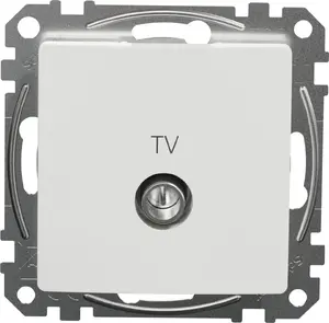 TV wall socket SCHNEIDERE Sedna SDD111474 pass-through 7 dB white