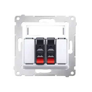 Розетка Kontakt-Simon DGL32.01/11 — одиночная, пластик, IP20, 75×75×48 мм, белая