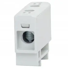 Terminal connector Pozostali F2.0121 1‑pole in ZU housing for Al/Cu conductors 2.5–50 mm² gray