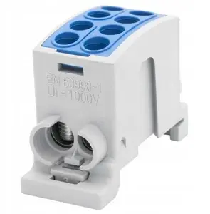 Terminal block Pozostali F-ELEKTRO F2.0358 100A-2 for Al/Cu conductors (1x25, 1x16 / 1x25, 1x16) IP20 blue