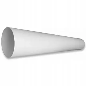 Ventilation round duct AWENTA KO160-15 Ø160 mm length 1.5 m white