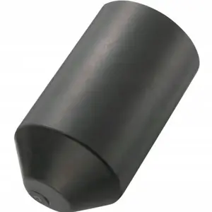 Heat-shrink end cap Radpol KTK 10/4 black — cable termination cap