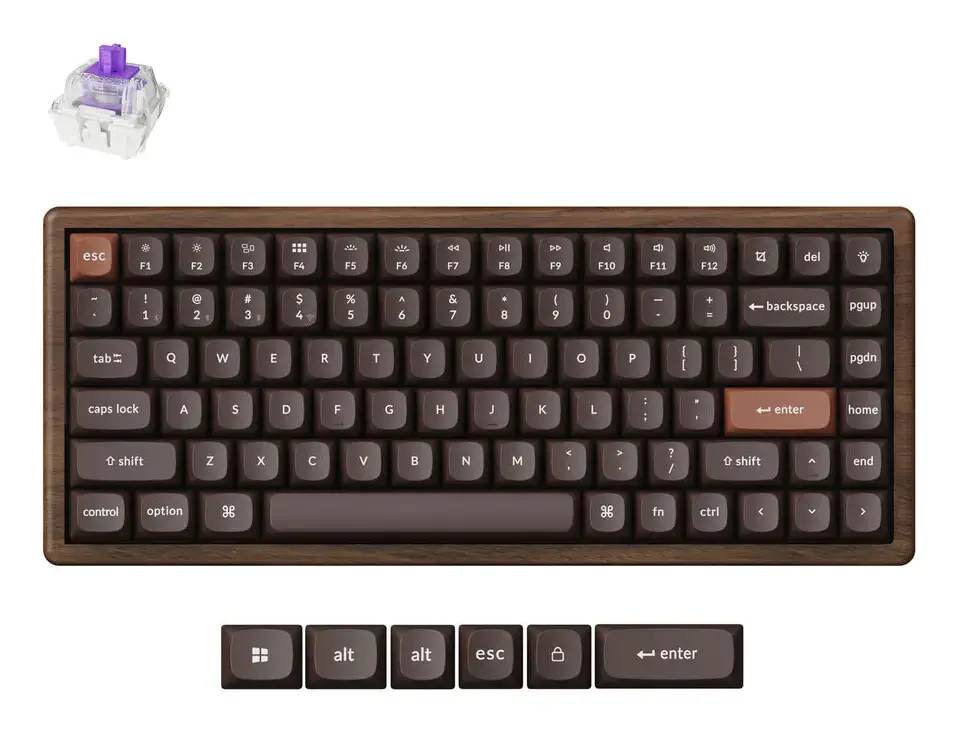 Keychron K2H-F1W 75% USB/Bluetooth/RF клавиатура Photo 2