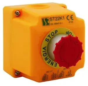 Control cassette 1‑button with safety pushbutton Spamel ST22K1