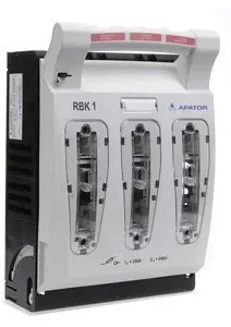 Apator RBK 1 63-811779-011 fuse isolation switch for panel mounting, cable terminals S 35–120 mm², 690 V, 250 A