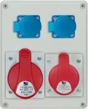 Распределительный щит PAWBOL R-BOX 240 B.1098 — 1x32A/5P, 1x16A/5P, 2x250V, IP44