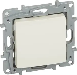 Wall-mounted single staircase switch Legrand Niloe 10 AX, cream (model 764601)